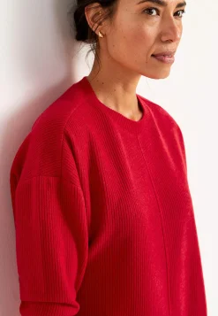 Cellbes of Sweden Supermjuk tröja med dekorativ mittsöm Beata Rosamelange Best