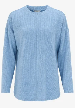 Cellbes of Sweden Supermjuk tröja med dekorativ mittsöm Beata Rosamelange Best