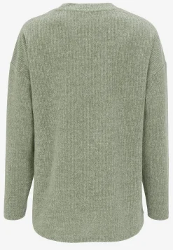 Cellbes of Sweden Supermjuk tröja med dekorativ mittsöm Beata Rosamelange Best