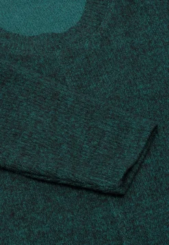 Cellbes of Sweden Supermjuk tröja med dekorativ mittsöm Beata Khakigrönmelange Discount