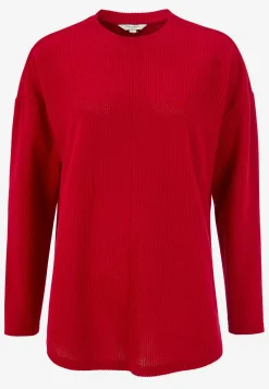 Cellbes of Sweden Supermjuk tröja med dekorativ mittsöm Beata Khakigrönmelange Discount