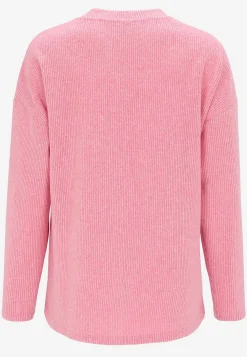 Cellbes of Sweden Supermjuk tröja med dekorativ mittsöm Beata Turkosmelange Online