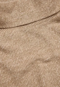 Cellbes of Sweden Supermjuk tröja med krage Beata Kamel beige melange Outlet