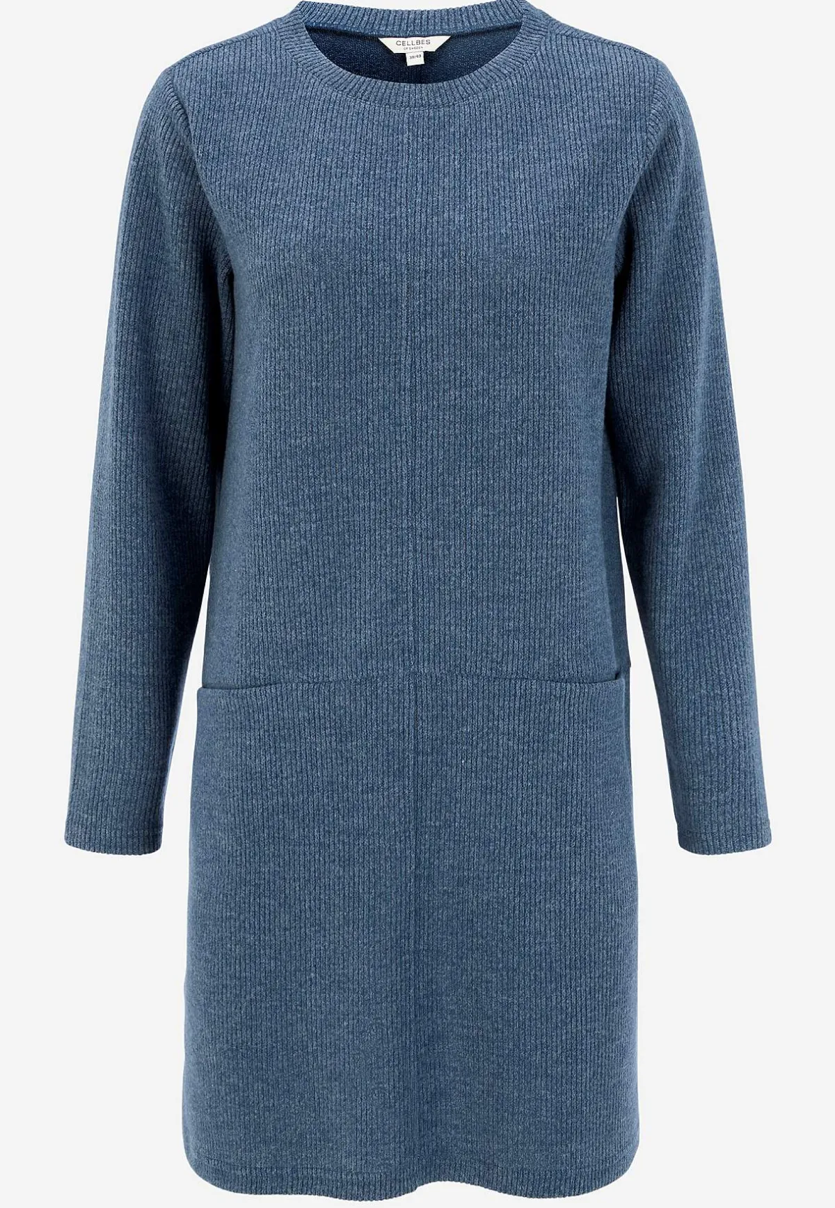 Cellbes of Sweden Supermjuk tunika med fickor Beata Blåmelange