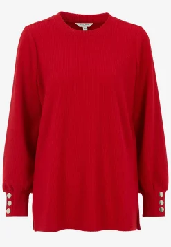 Cellbes of Sweden Supermjuk tunika med melerade färger Röd Outlet