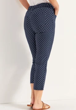 Cellbes of Sweden Superskön capribyxa Marin / Prickig Clearance