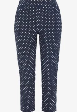 Cellbes of Sweden Superskön capribyxa Marin / Prickig Clearance