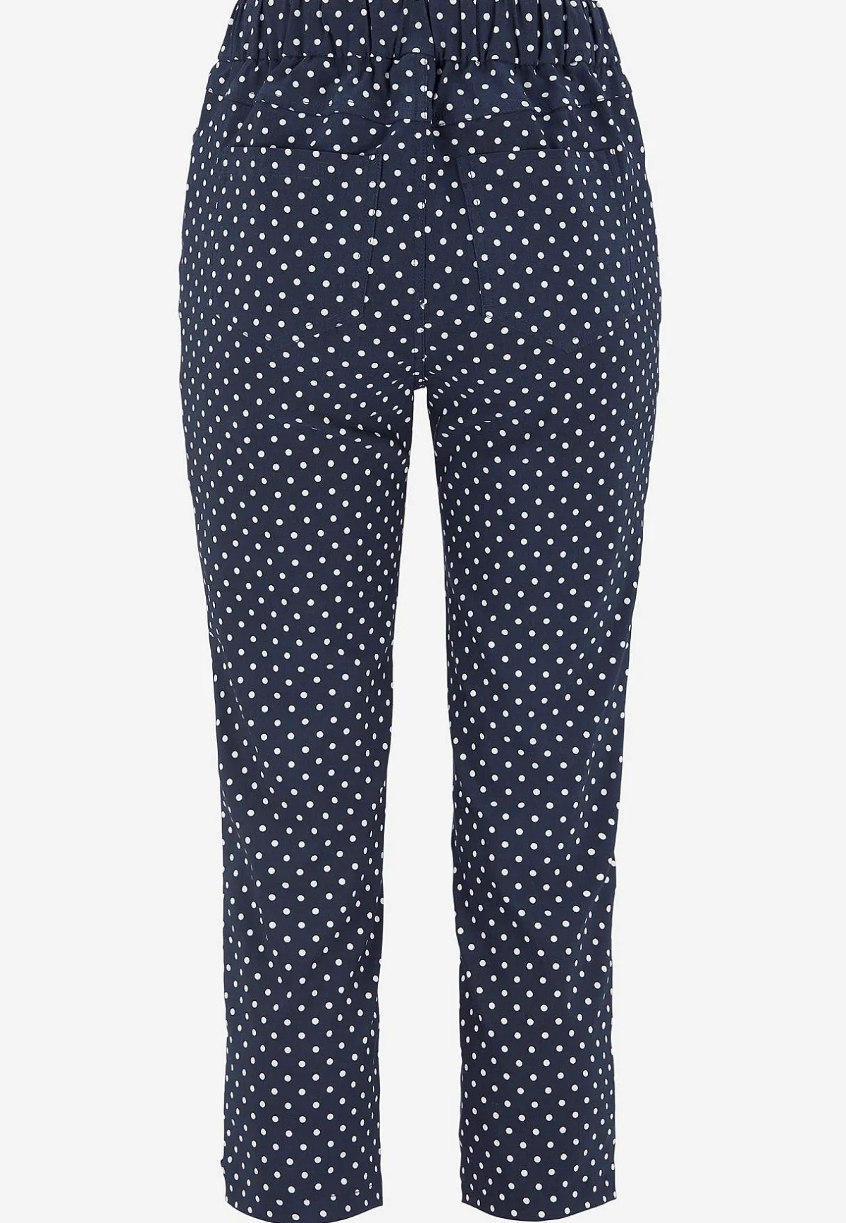 Cellbes of Sweden Superskön capribyxa Marin / Prickig Clearance