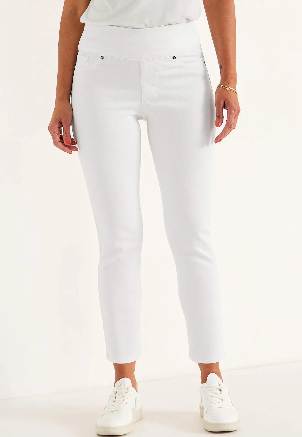 Cellbes of Sweden Supersköna ankeljeans i denim Elin Vit / Denim