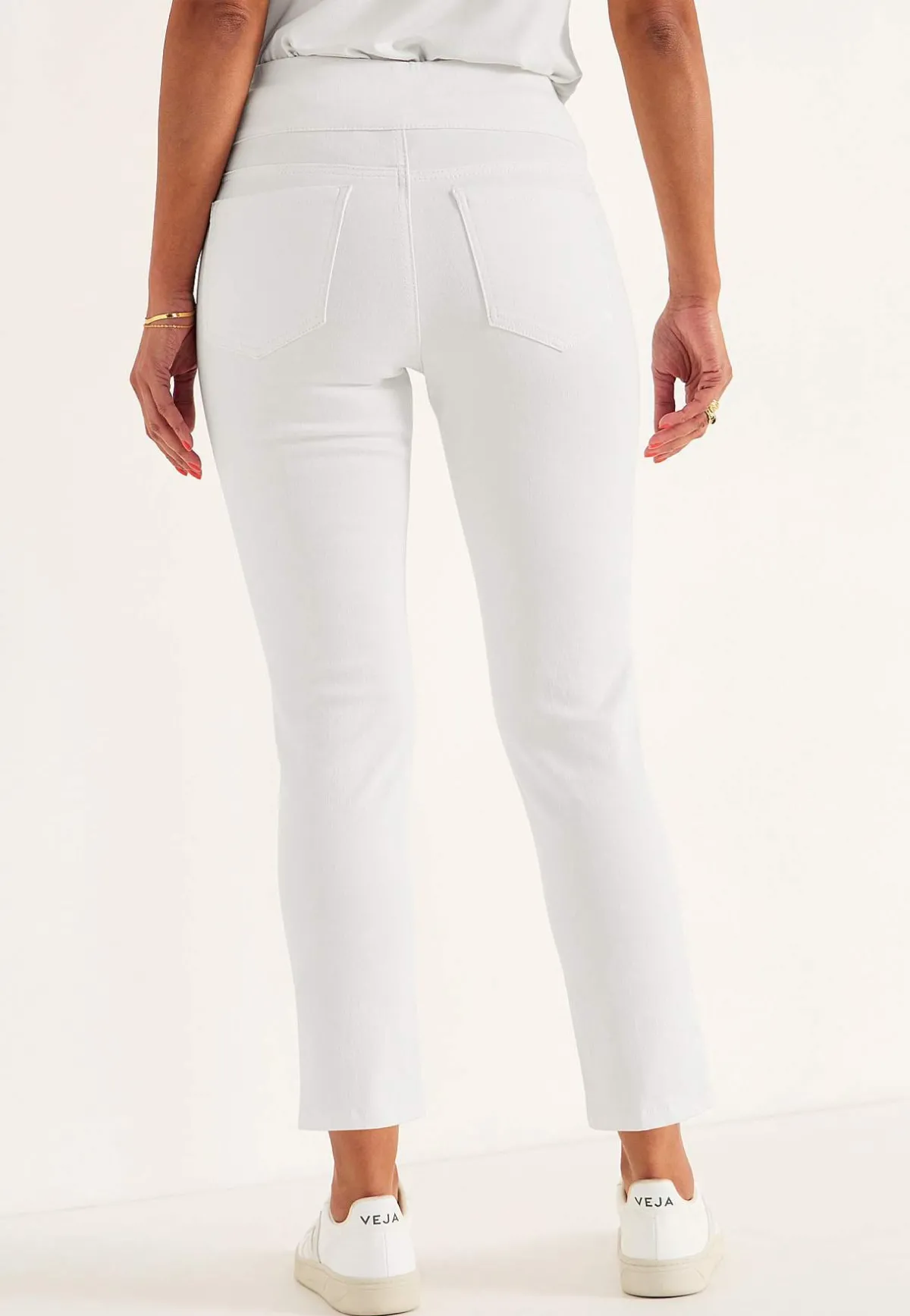 Cellbes of Sweden Supersköna ankeljeans i denim Elin Vit / Denim