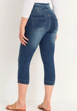 Cellbes of Sweden Supersköna caprijeggings i denim Elin Mellanblå / Denim Hot