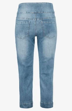 Cellbes of Sweden Supersköna caprijeggings i denim Elin Ljusblå / Denim Discount