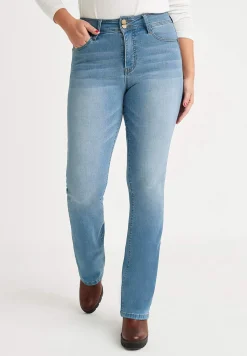 Cellbes of Sweden Superstretchiga shapingjeans med bootcut Ljusblå / Denim Sale