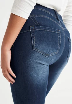 Cellbes of Sweden Superstretchiga shapingjeans med bootcut Mörkblå / Denim Discount