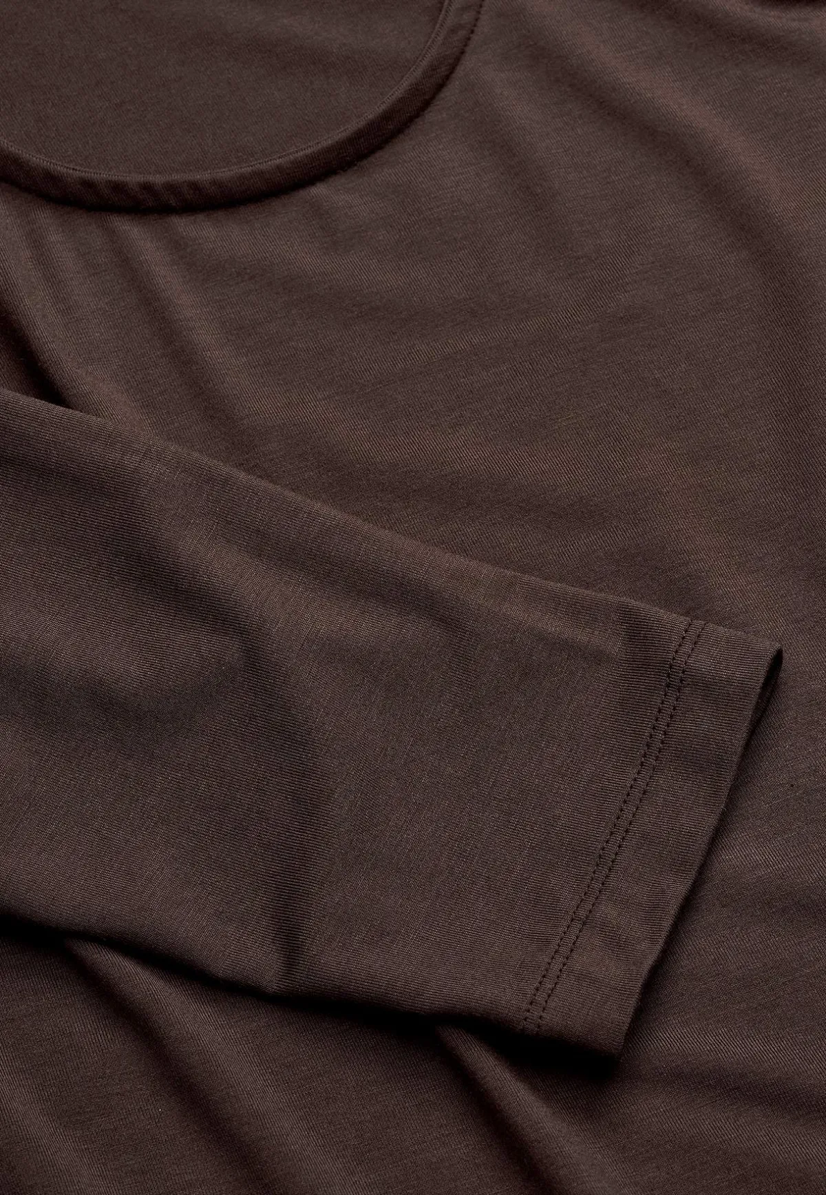 Cellbes of Sweden Topp Premium i modal med rynkdetaljer Mörkbrun Sale