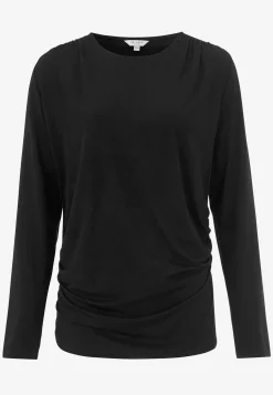 Cellbes of Sweden Topp Premium i modal med rynkdetaljer Svart Best