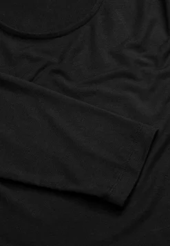 Cellbes of Sweden Topp Premium i modal med rynkdetaljer Svart Best