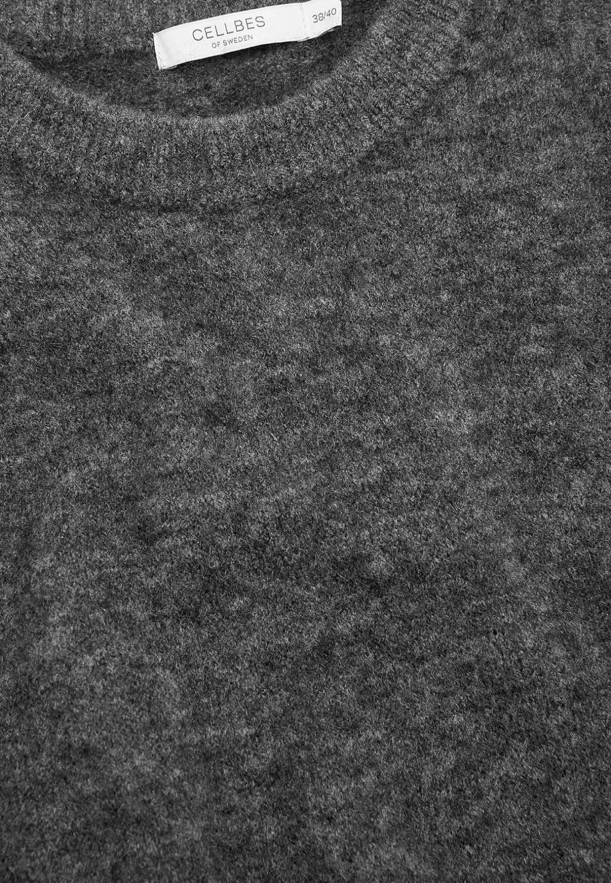 Cellbes of Sweden Topp Premium i mohair- och ullblandning Mörk gråmelange Outlet