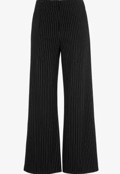 Cellbes of Sweden Trikåbyxa med raka ben Svart / Randig Best