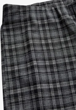 Cellbes of Sweden Trikåbyxa med raka ben Grå / Rutig New