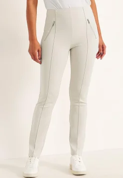 Cellbes of Sweden Trikåbyxa med sydda pressveck Lisa Beige Hot