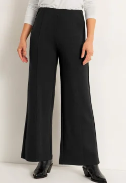 Cellbes of Sweden Trikåbyxa med vida ben Svart Clearance