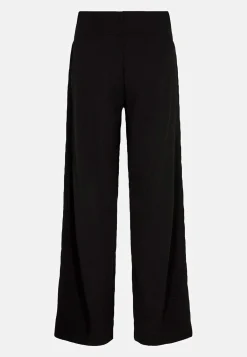 Soyaconcept Trikåbyxa med vida ben Siham Svart