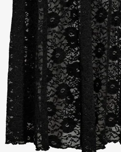 Freequent Trikåkjol i spets