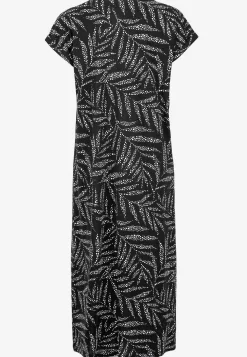 Cellbes of Sweden Trikåklänning i modalmix Svart / Mönstrad Outlet