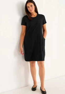 Cellbes of Sweden Trikåklänning med fickor Svart Hot