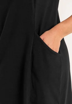 Cellbes of Sweden Trikåklänning med fickor Svart Hot