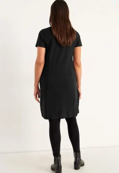 Cellbes of Sweden Trikåklänning med fickor Svart Hot