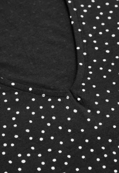 Cellbes of Sweden Trikåklänning med fickor Svart / Vit / Prickig New