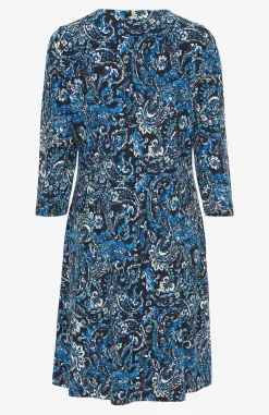 Cellbes of Sweden Trikåklänning med fickor Blå / Paisley Online