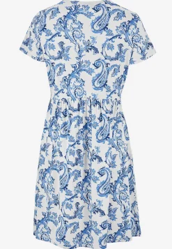 Cellbes of Sweden Trikåklänning med fickor Blå / Paisley Sale