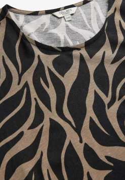 Cellbes of Sweden Trikåklänning med fickor Svart / Mönstrad Sale