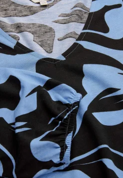 Cellbes of Sweden Trikåklänning med prinsesskärning Blå / Mönstrad Discount