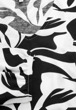 Cellbes of Sweden Trikåklänning med prinsesskärning Svart / Vit / Mönstrad