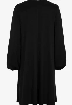 Cellbes of Sweden Trikåklänning med rynkdetalj Svart Sale