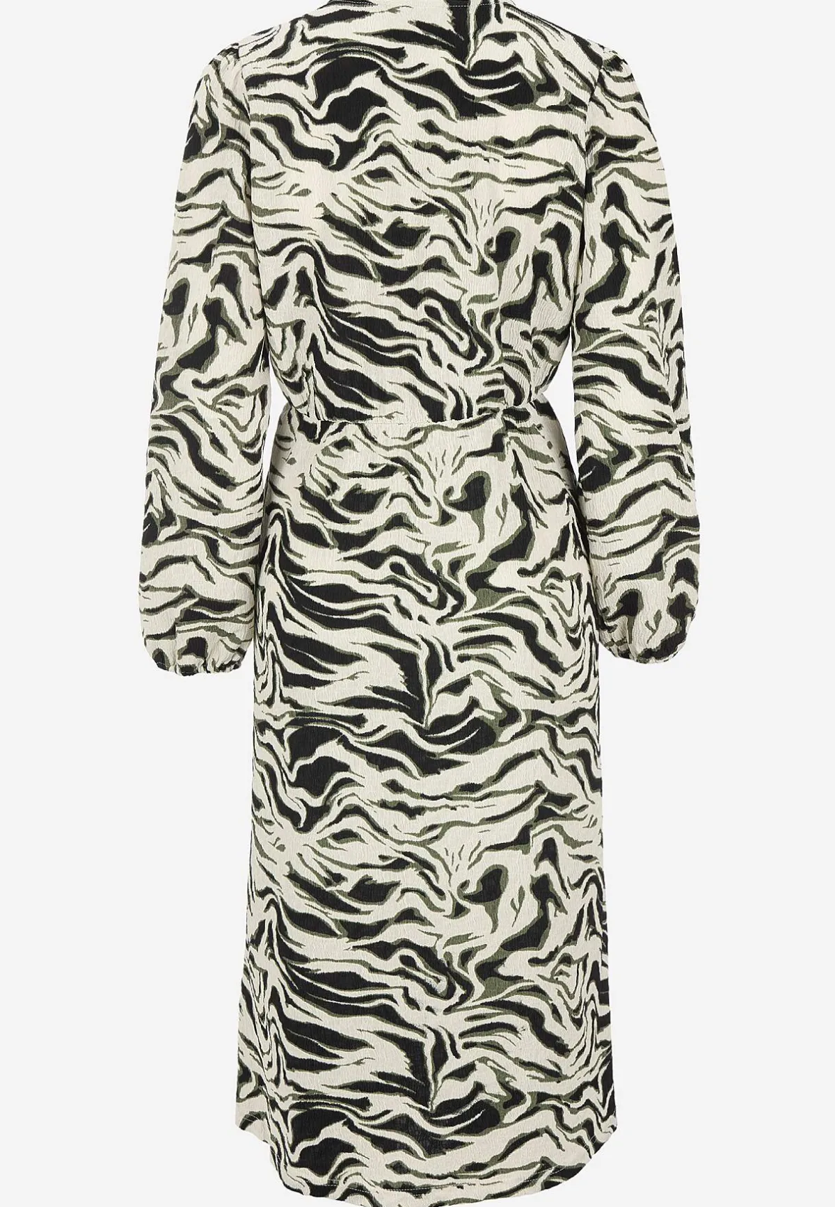 Freequent Trikåklänning med stängd omlott Discount