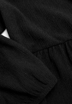 Cellbes of Sweden Trikåklänning med strukturmönster Svart Best