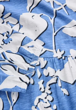 Cellbes of Sweden Trikåklänning med volang Blå / Mönstrad Hot