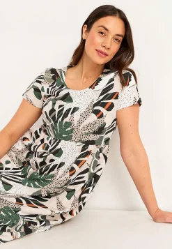 Cellbes of Sweden Trikåklänning med volang Hot