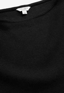 Cellbes of Sweden Trikåtopp i ekologisk bomull Svart Hot