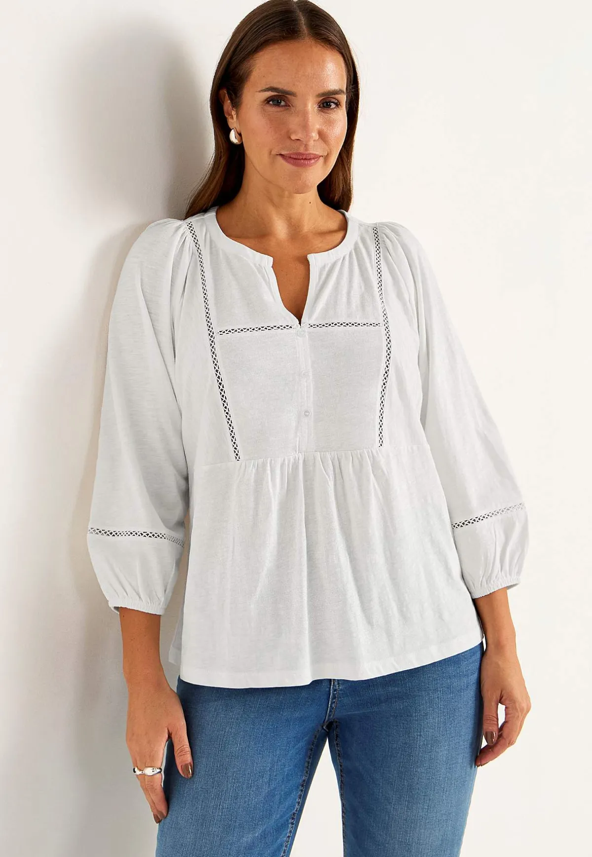 Cellbes of Sweden Trikåtopp med boho stil Online