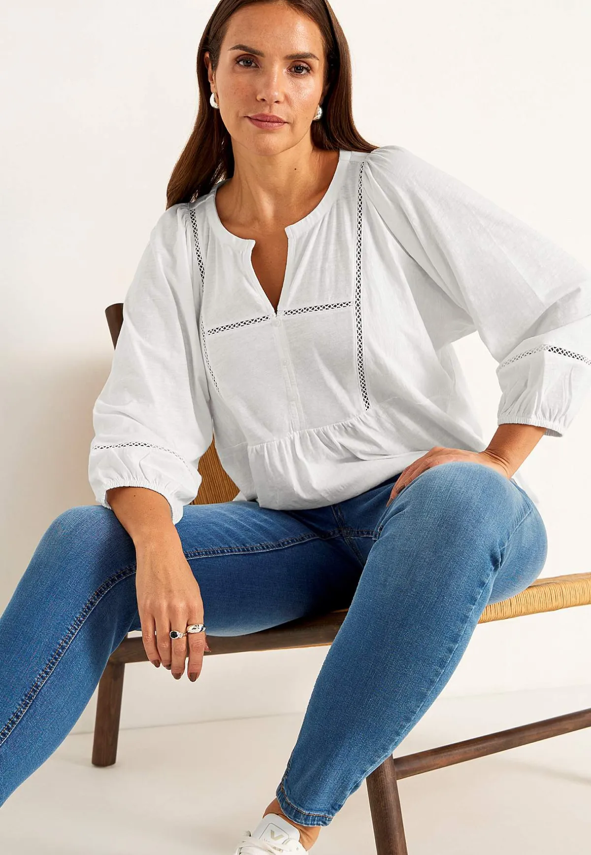 Cellbes of Sweden Trikåtopp med boho stil Online