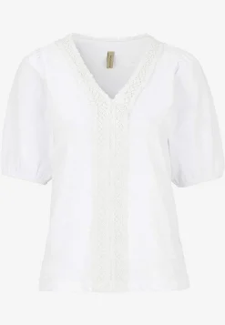 Soyaconcept Trikåtopp med brodyr New