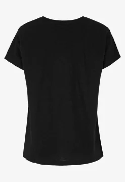 Cellbes of Sweden Trikåtopp med korta ärmar Marin / Blommig