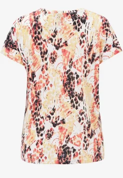 Cellbes of Sweden Trikåtopp med korta ärmar Marin / Blommig