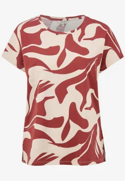 Cellbes of Sweden Trikåtopp med korta ärmar Marin / Blommig